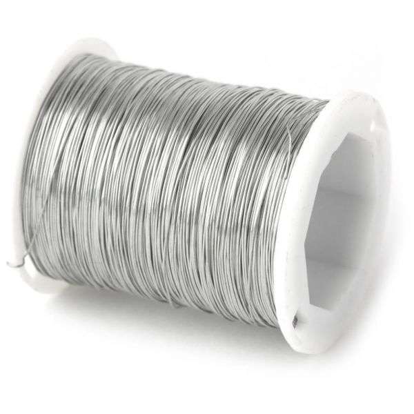 Beading Wire 28 Gauge 40yd Silver Dubai's Arts And Crafts